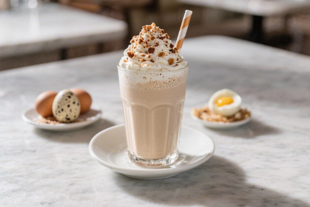 Speckled Egg Malted Milkshake