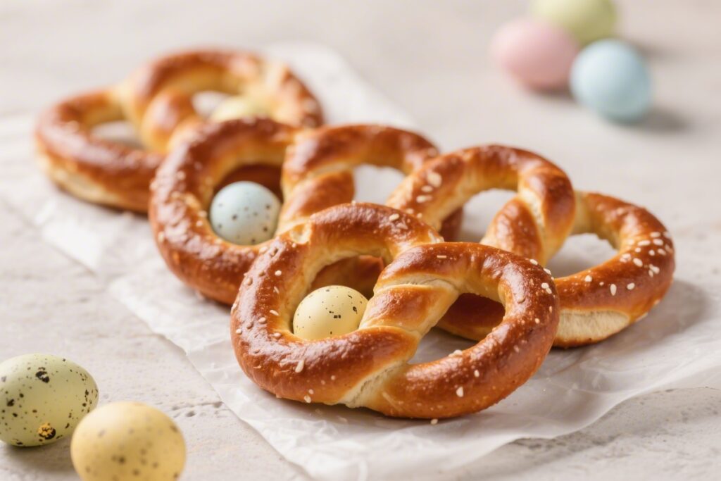 Soft Pretzel Easter Egg Twists
