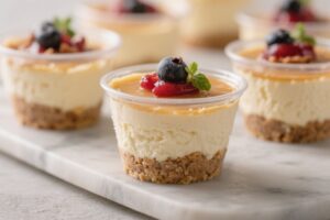 No Bake Cheesecake Cups - Creamy, Quick, and Crowd-Pleasing