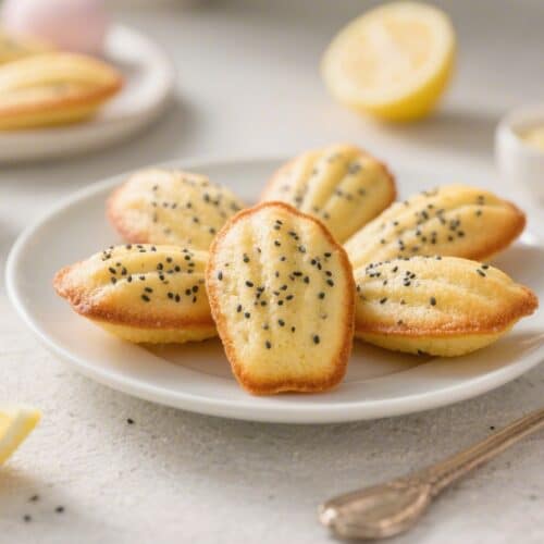 Lemon Poppy Seed Easter Madeleines