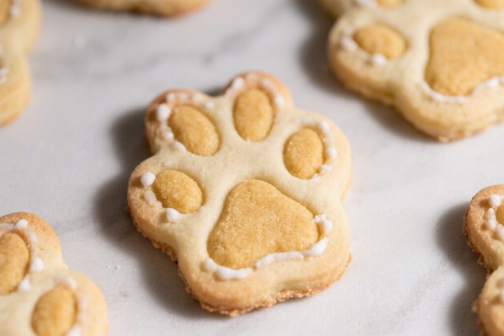 Bunny Paw Print Sugar Cookies