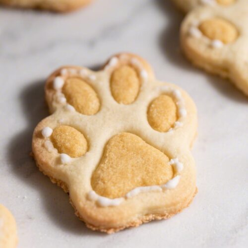 Bunny Paw Print Sugar Cookies