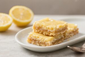Monk Fruit Sweetened Lemon Bars