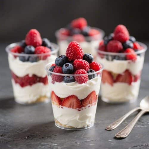 5 Minute Berry Yogurt Parfait Cups