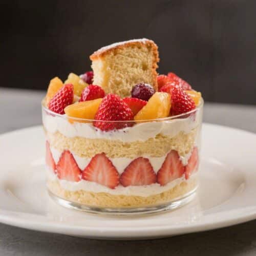 Classic Strawberry Fruit Trifle