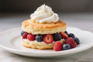 Summer Berry Shortcake With Whipped Cream