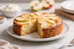 Easy 4 Ingredient Apple Cake