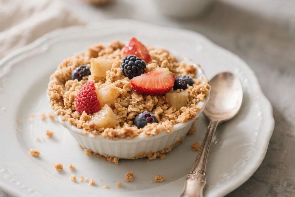 Summer Fruit Crumble