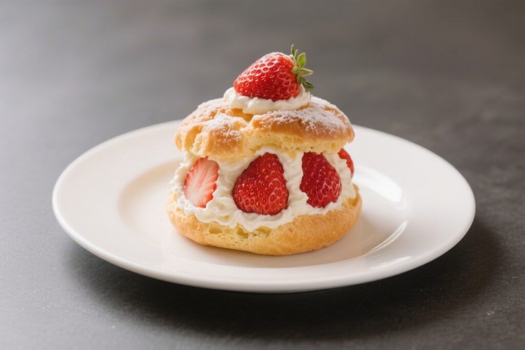 Strawberry Cream Puff Dessert