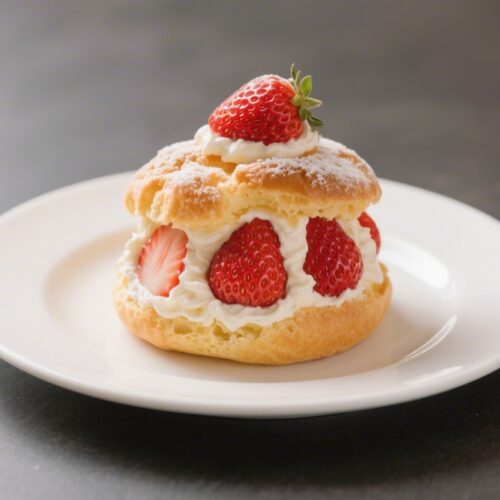 Strawberry Cream Puff Dessert