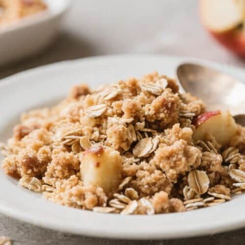 Easy Apple Crumble With Oats