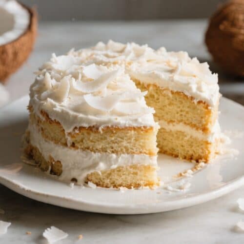 5 Ingredient Coconut Cake