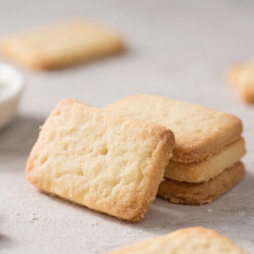 4 Ingredient Shortbread Cookies