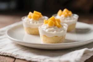 Quick Mango and Coconut Dessert Cups