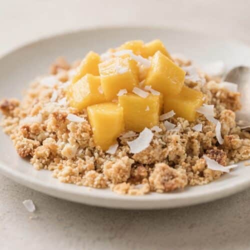 Mango Coconut Crumble