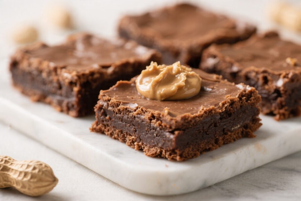 5 Ingredient Peanut Butter Brownies