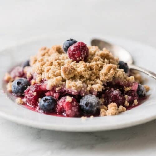 Frozen Berry Crumble