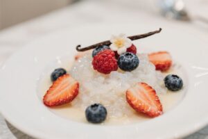 Vanilla Tapioca With Fresh Summer Berries