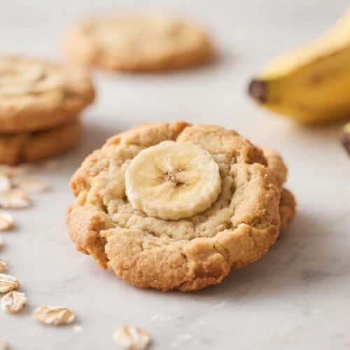 3 Ingredient Banana Oat Cookies