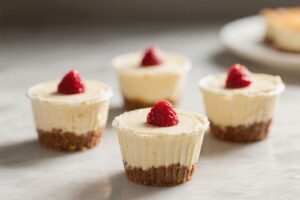No Bake 3 Ingredient Cheesecake Cups