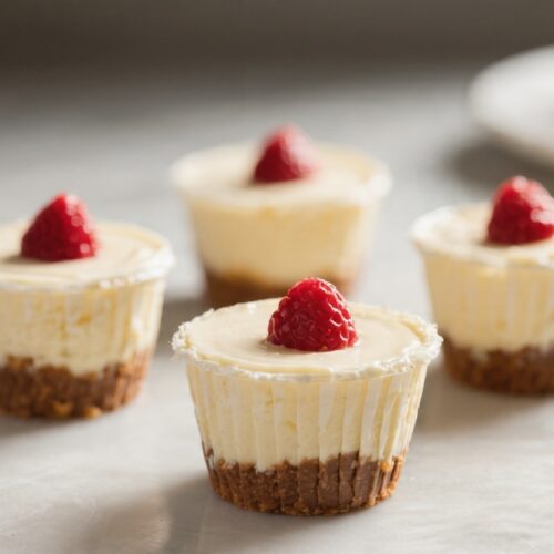 No Bake 3 Ingredient Cheesecake Cups