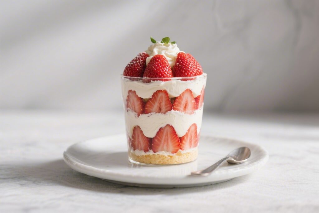 Strawberry Shortcake Trifle