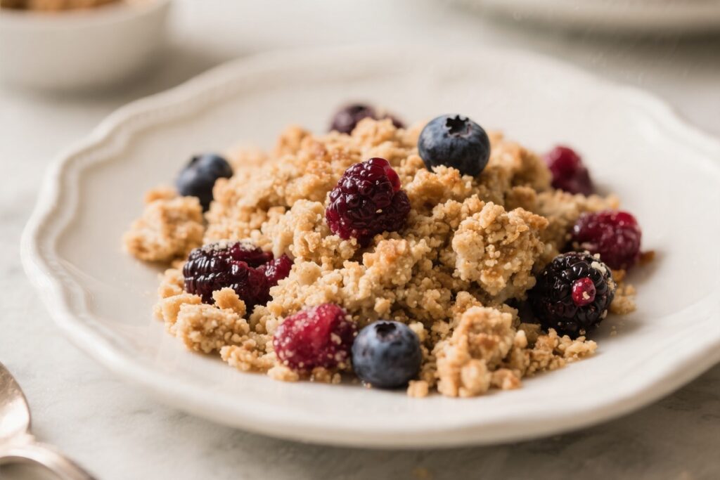 Gluten Free Berry Crumble
