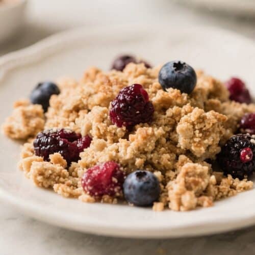 Gluten Free Berry Crumble