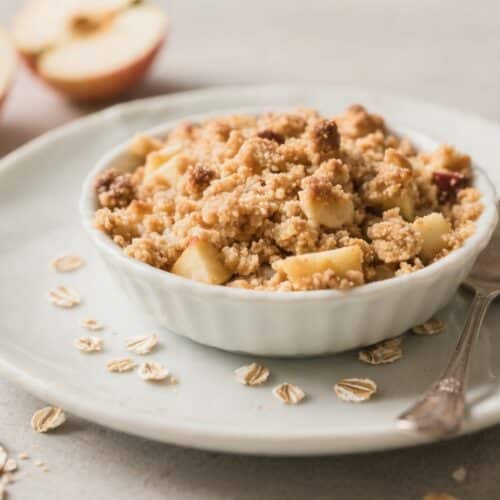 No Oats Apple Crumble