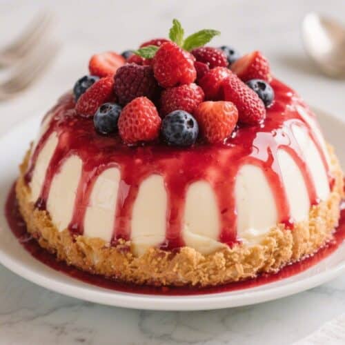Summer Berry Pudding Bombe