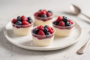 Quick 5-Minute Berry Summer Pudding Cups