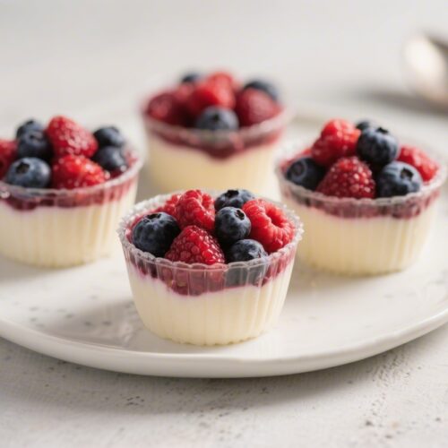 Quick 5-Minute Berry Summer Pudding Cups