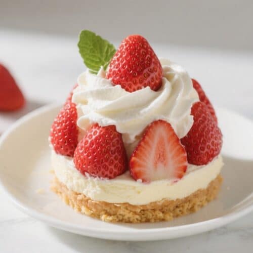 Keto Strawberry Dessert With Whipped Cream Layers - Light, Creamy, and Low-Carb