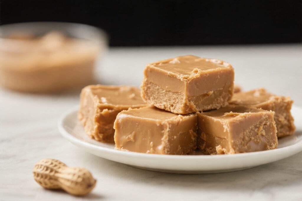 4 Ingredient Peanut Butter Fudge