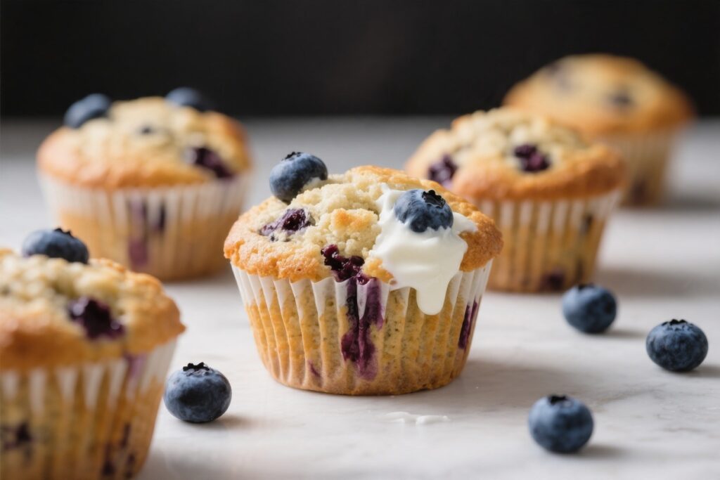 Blueberry Protein Muffins