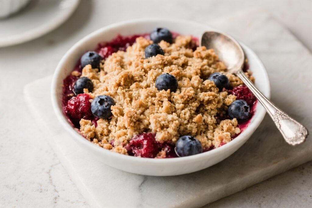 4 Ingredient Berry Crumble