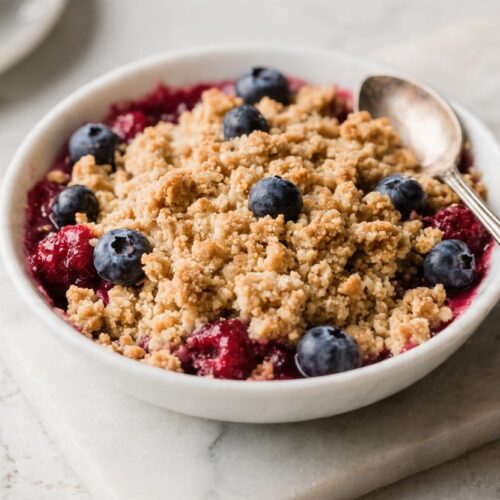 4 Ingredient Berry Crumble