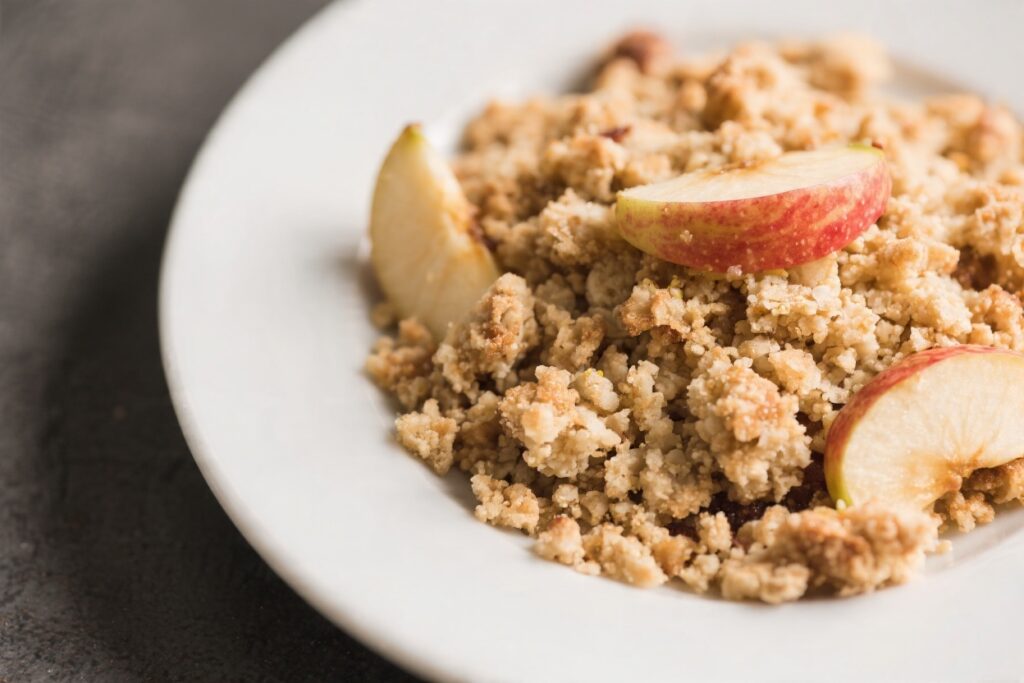 Healthy Apple Crumble (No Sugar)