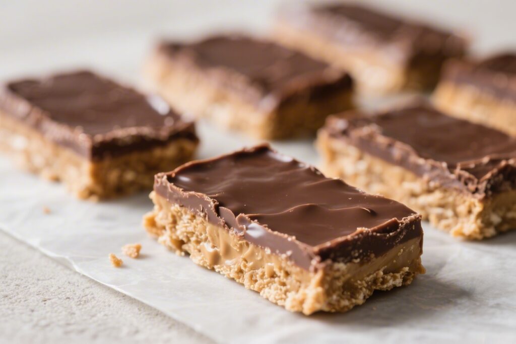No Bake Chocolate Peanut Butter Bars