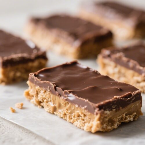 No Bake Chocolate Peanut Butter Bars