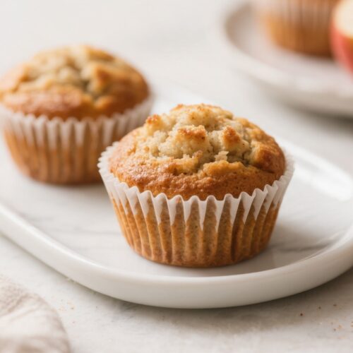 5 Ingredient Cinnamon Apple Muffins