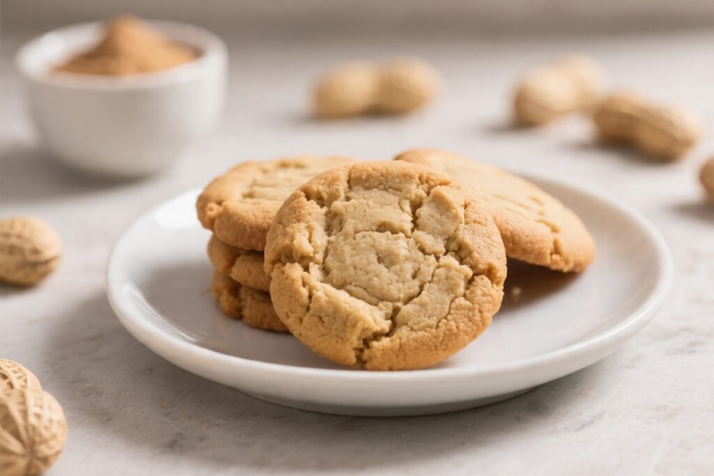 3 Ingredient Peanut Butter Cookies