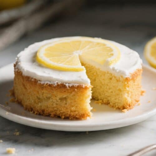 3 Ingredient Lemon Cake