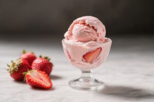 3 Ingredient Strawberry Ice Cream