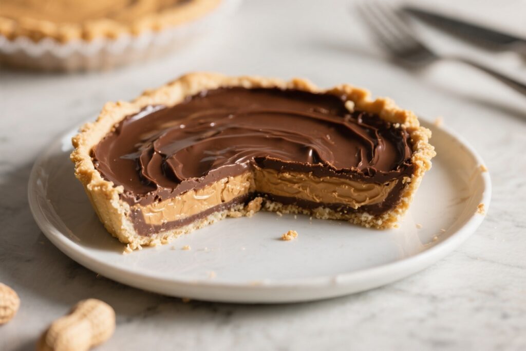 5 Ingredient Chocolate Peanut Butter Pie