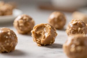 No Bake 4 Ingredient Peanut Butter Balls