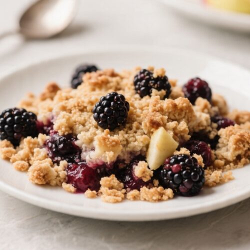Blackberry and Apple Crumble