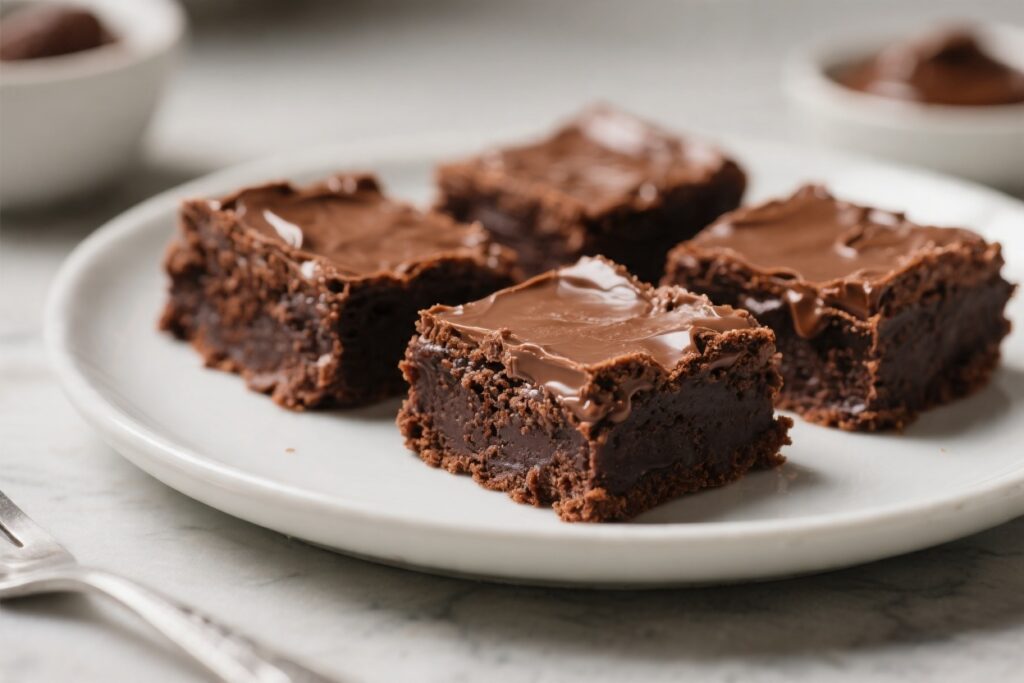 3 Ingredient Nutella Brownies