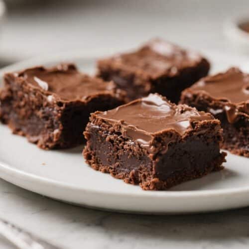 3 Ingredient Nutella Brownies