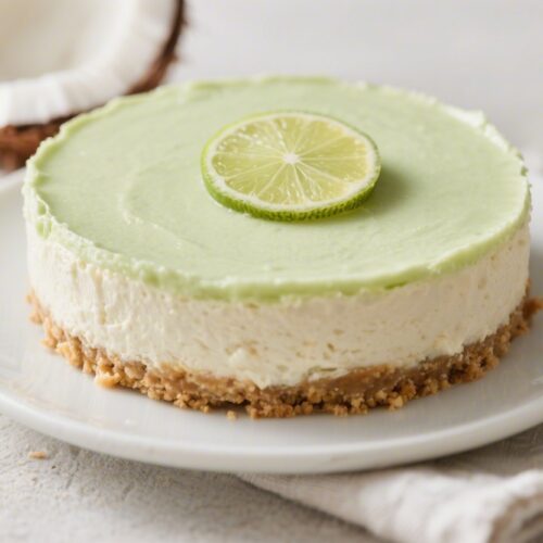 Vegan Coconut Lime Cheesecake